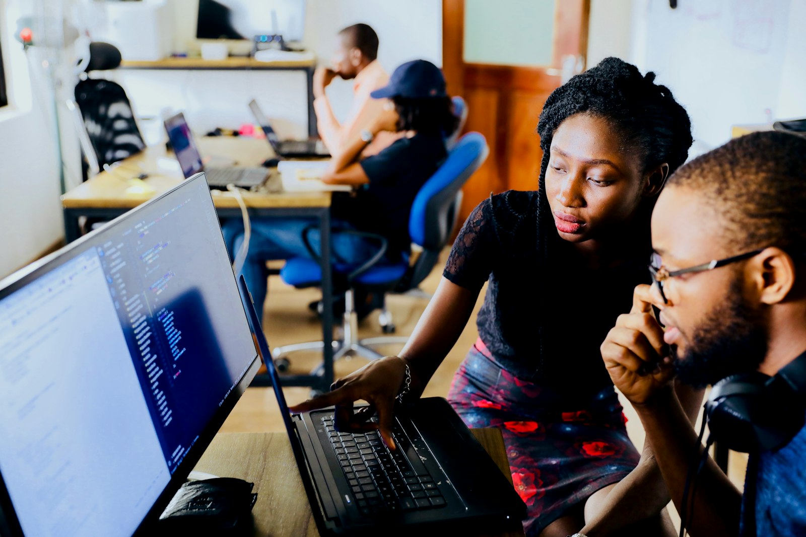 A group learning session